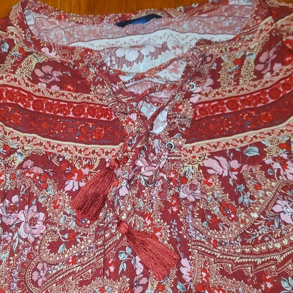 American Eagle blouse womens size xs - Picture 2 of 4